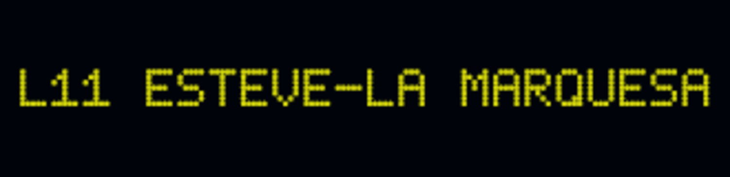 Linea 11 Esteve - La Marquesa
