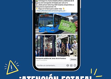 ¡ATENCIÓN ESTAFA!