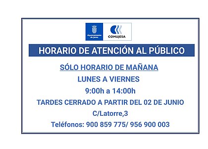 Horario Atención al Usuario