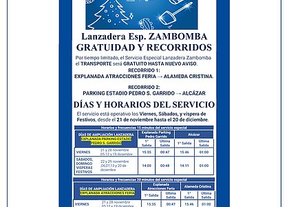 Esp. Lanzaderas Navidad 2025.