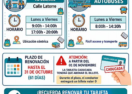 Recuerda renovar tu Tarjeta Escolar