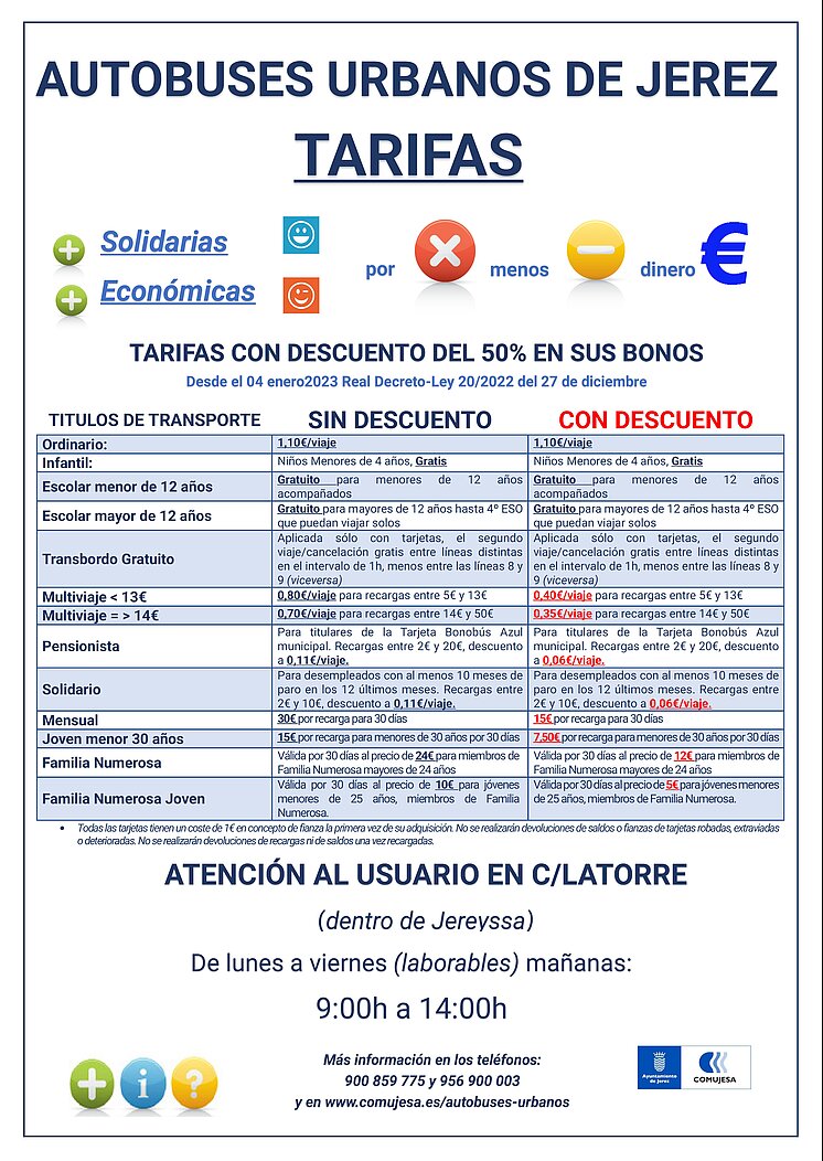 Tarifas