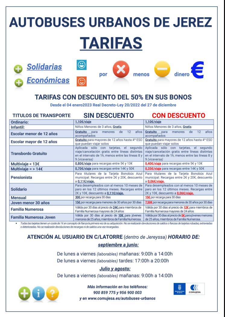 Tarifas