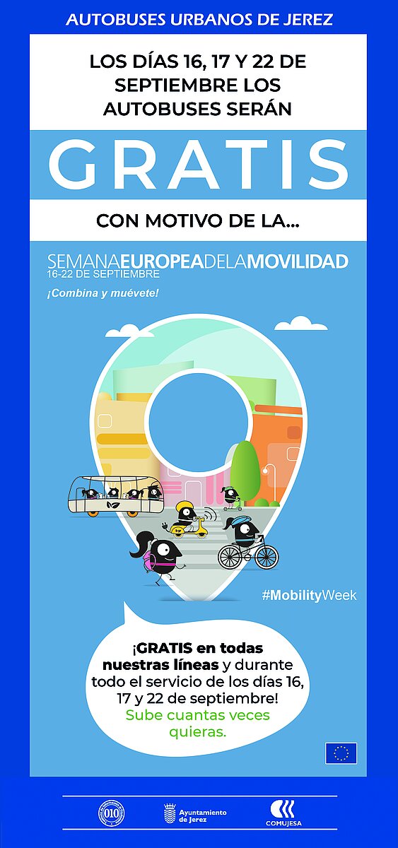 ¡BUS GRATIS 16, 17 Y 22 DE SEPTIEMBRE!