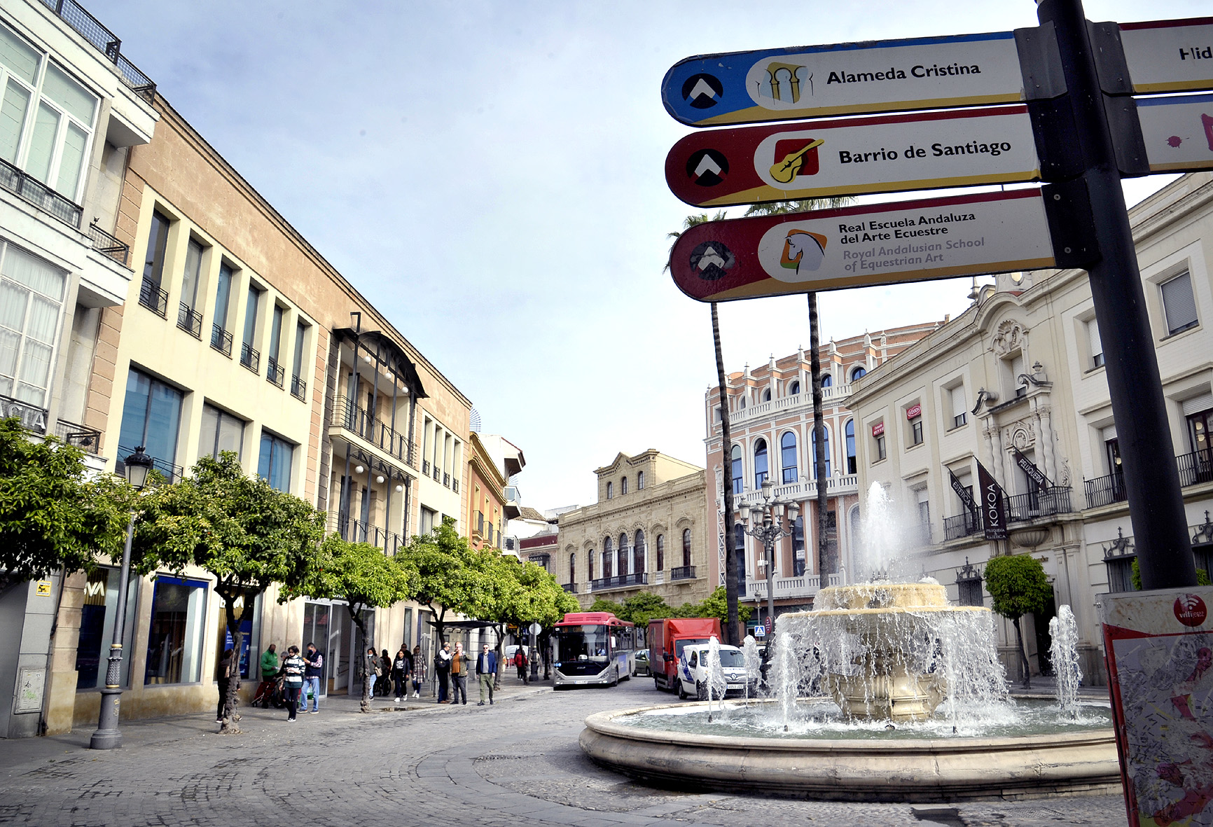 Cortes tráfico calle Larga y Honda