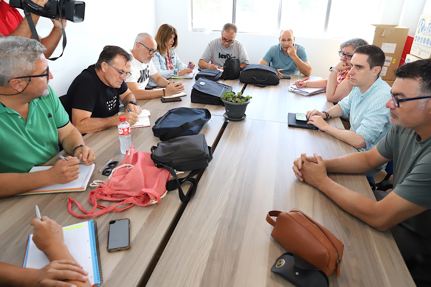 Jaime Espinar se ha reunido con el comité de los autobuses urbanos