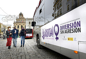 Campaña no violencia en autobuses urbanos
