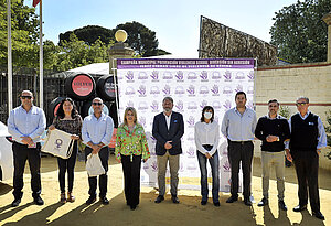 Alcaldesa visita previa al parque de la Feria